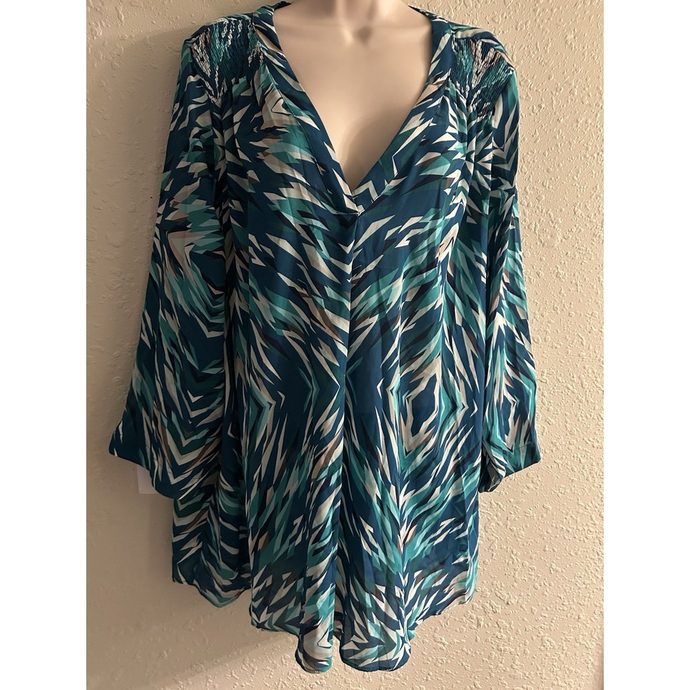 New 2X Ana Woman Fabb Multi Top #1106*8*